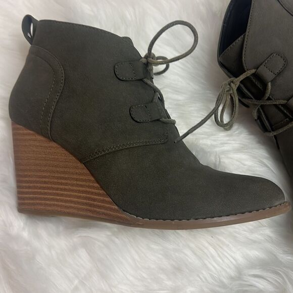 Nautica wedge booties D20 - Picture 3 of 11